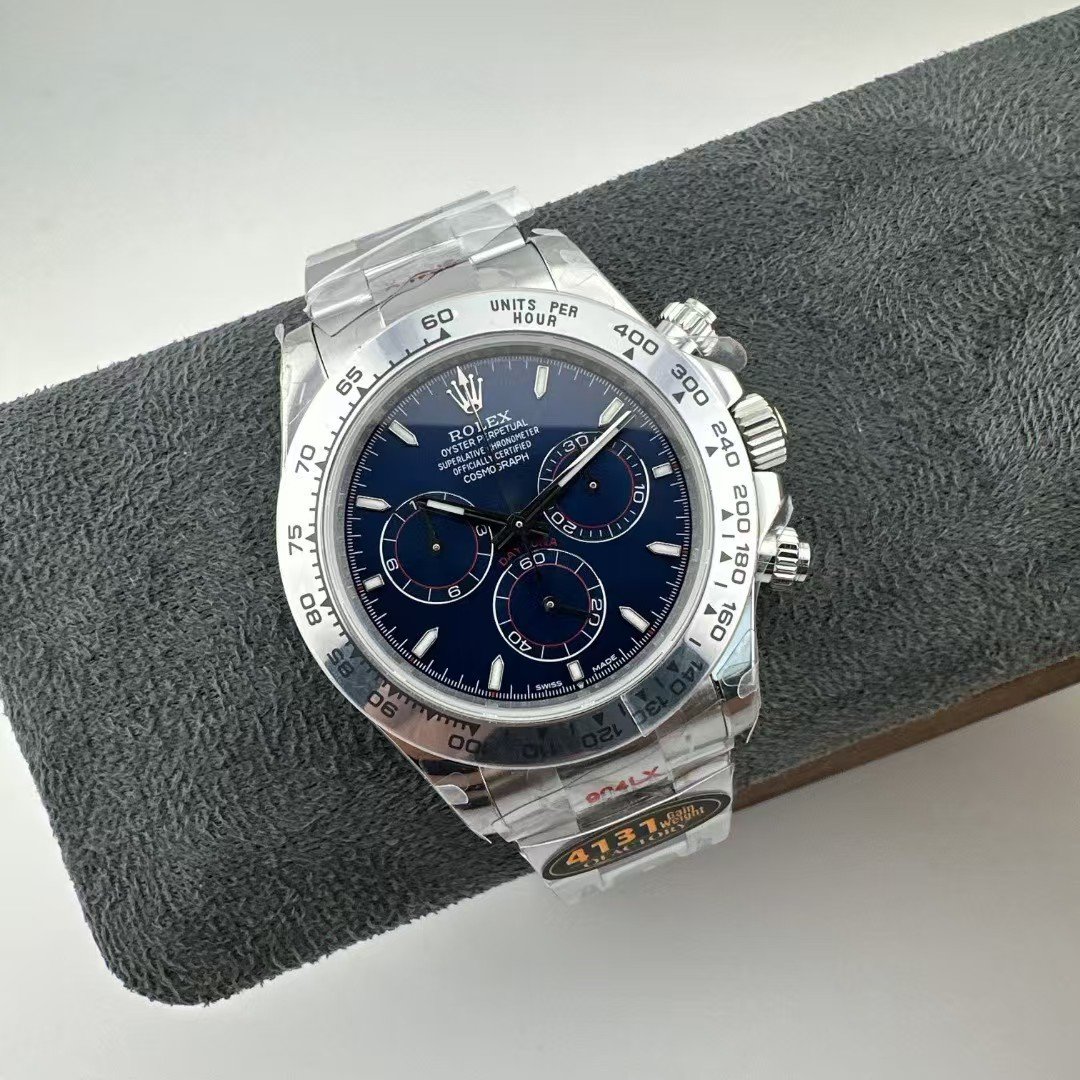 Clean Factory 4131 Super Clone Steel Daytona with Deep Blue Dial (China) - Image 3