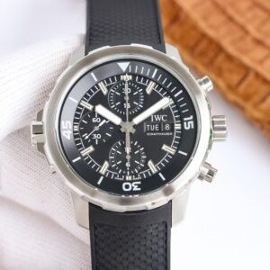 IWS Factory IWC Aquatimer Chronograph IW376803 Black Dial Super Clone Replica