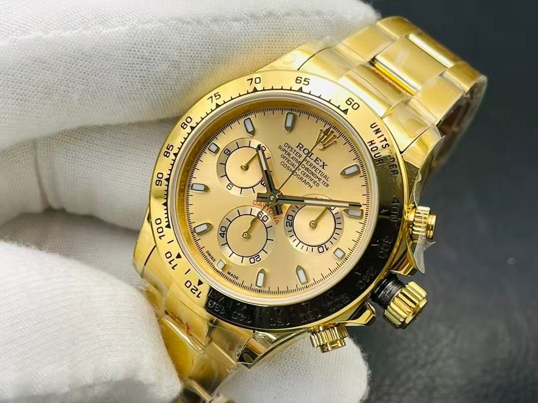 Yellow Gold Champagne Dial Replica Daytona - Image 4