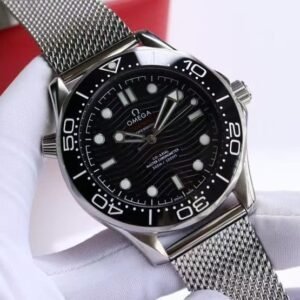 Replica Omega Seamaster Diver 300M Black Wave Dial — VS Factory