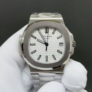 Replica Patek Philippe Nautilus Stainless Steel White Dial 5711/1A-011
