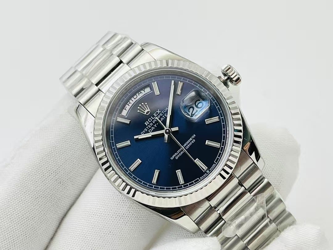 Ref. 228239 Deep Ice-Blue Sunburst Dial Replica - Image 10