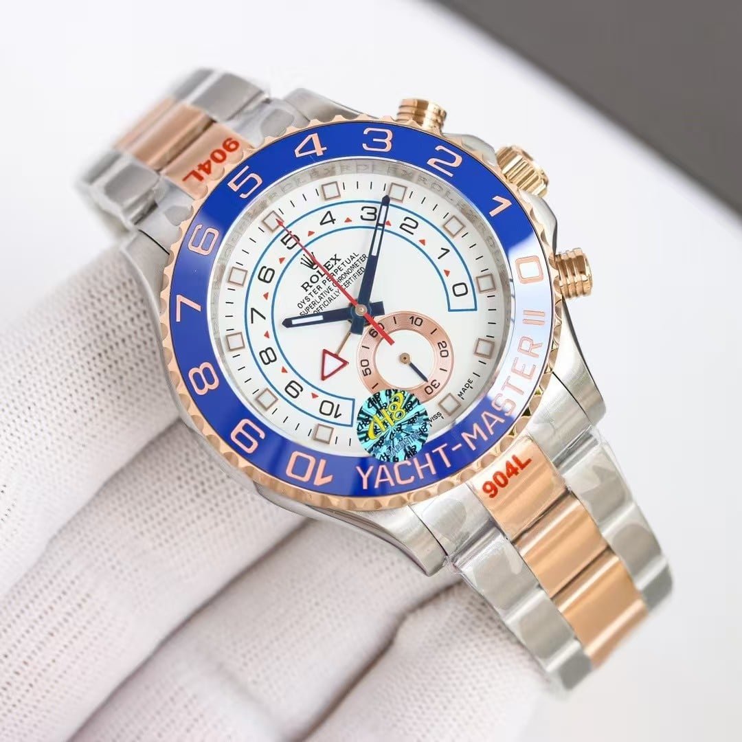 Replica KB Factory Rolex Yacht-Master II (Rolesor Blue Bezel Edition) - Image 2