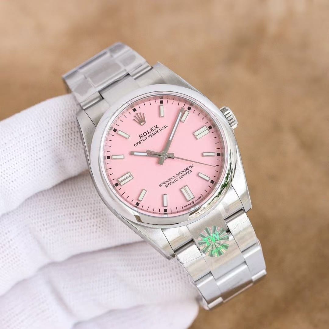 Super Clone Rolex Oyster Perpetual Candy Pink Dial - Image 2