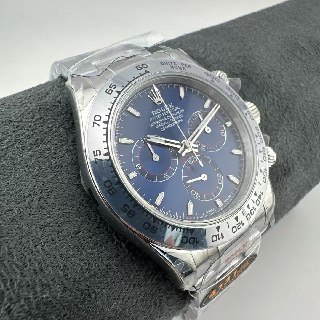 Clean Factory 4131 Super Clone Steel Daytona with Deep Blue Dial (China) - Image 7