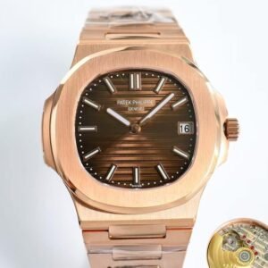 Replica Patek Philippe Nautilus 5711/1R-001 – Rose Gold / Brown Dial