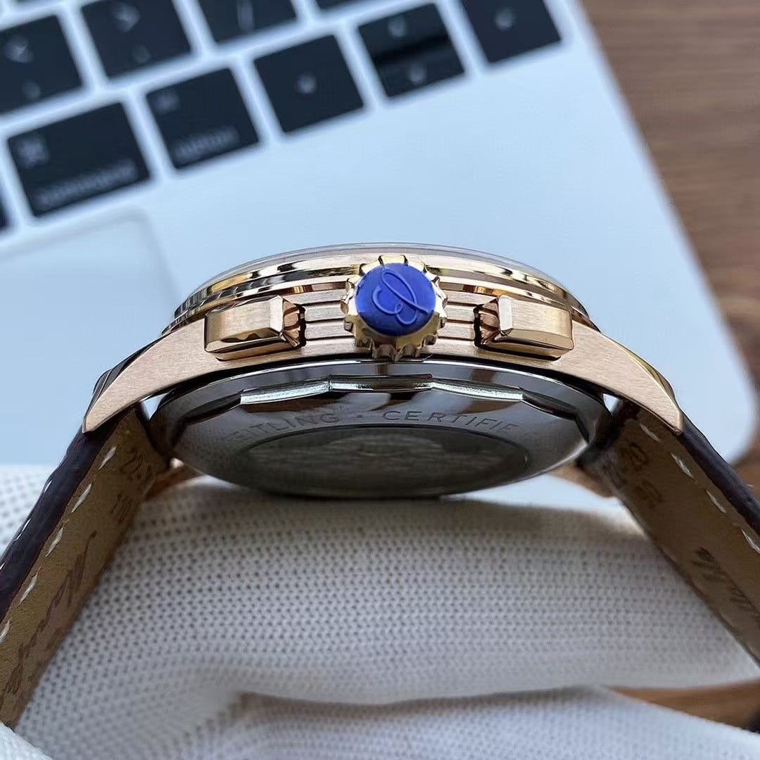 Super Clone Breitling Premier Chronograph 42 — Multi-Color Collection, Stainless Steel & Rose-Tone | BLS Factory Edition - Image 9