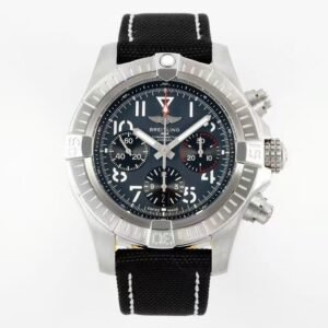 Super Clone Breitling Avenger 45 Black Dial Stainless Steel Case BLS Factory