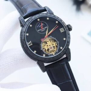 Replica Patek Philippe Black Tourbillon Engraved Edition