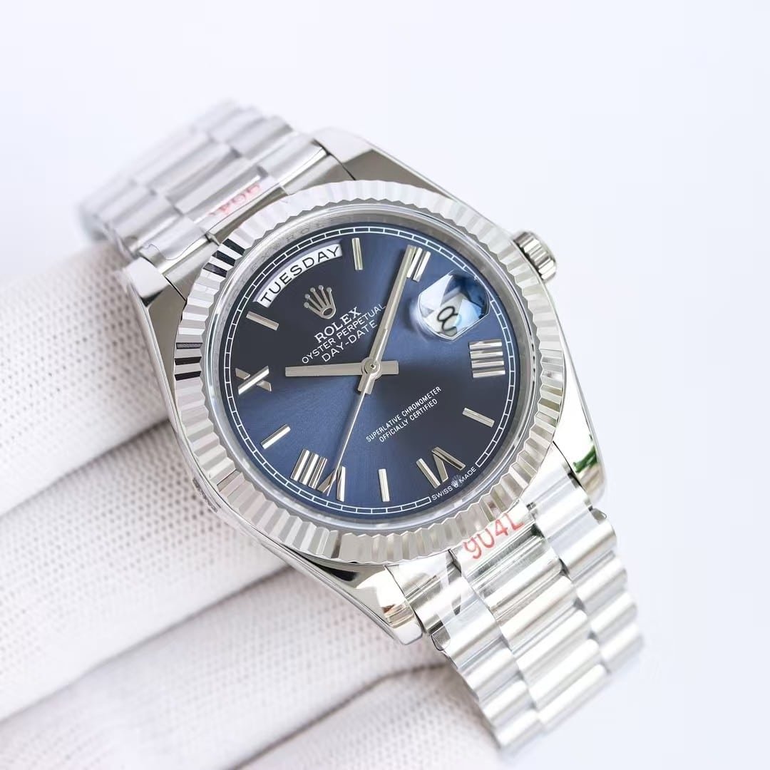 Rolex Day-Date 40 Blue Roman Dial — VS Factory 2024 Edition Super Clone