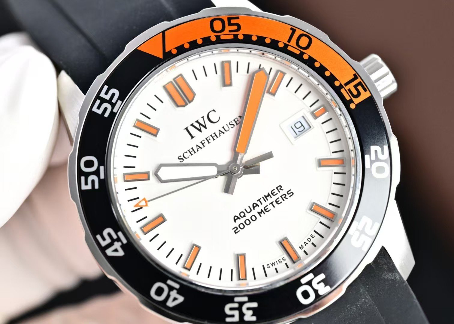IWC Aquatimer Automatic 2000 IW358001 White Dial GR Factory Super Clone Replica - Image 6