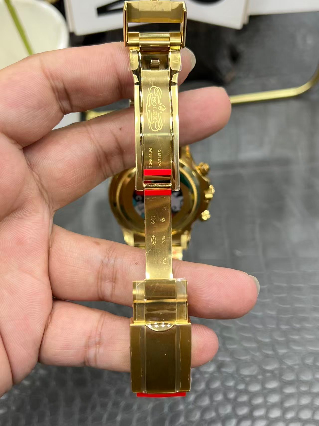 Clean Factory 4131 Super Clone Gold Daytona with Green Dial (China) - Image 9