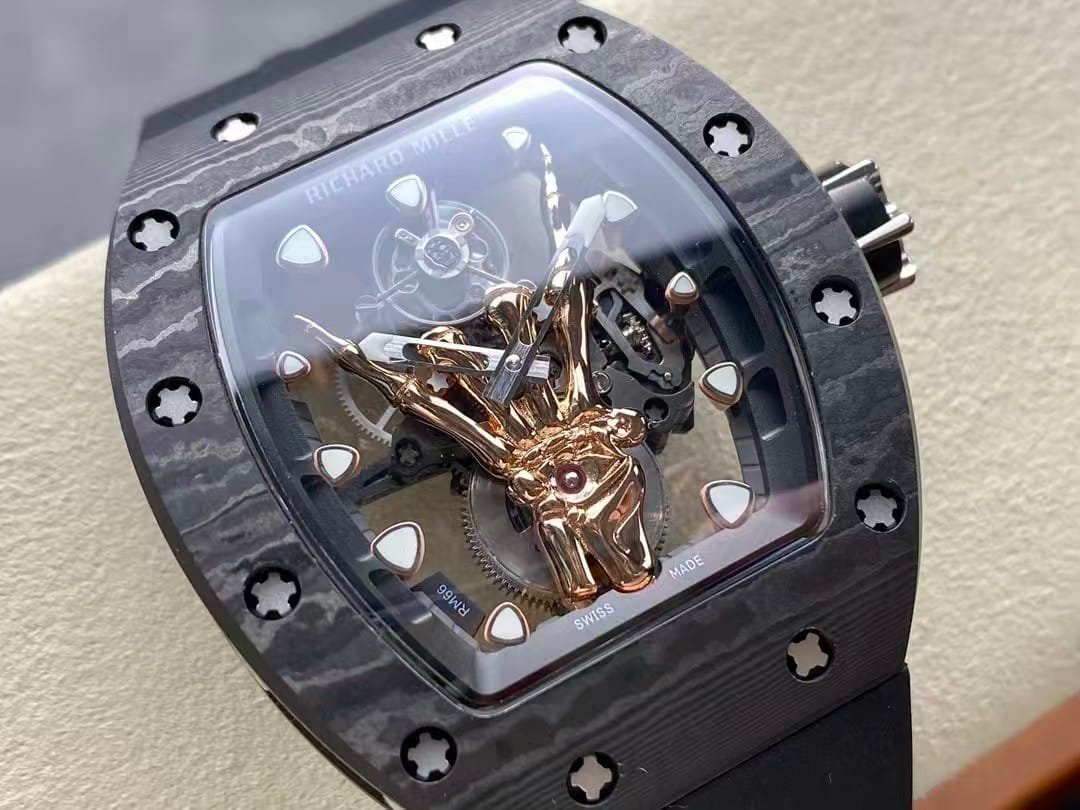 Richard Mille RM52-06 Skull Tourbillon — Carbon TPT Edition - Image 3