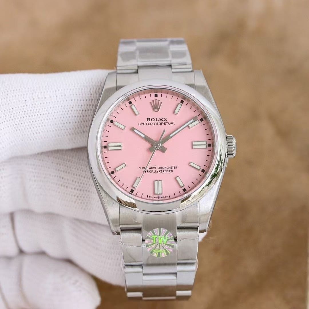 Super Clone Rolex Oyster Perpetual Candy Pink Dial