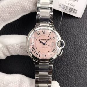 AF Factory Cartier Ballon Bleu Super Clone – Pink Sunburst Dial Edition (Model CRW6900162)