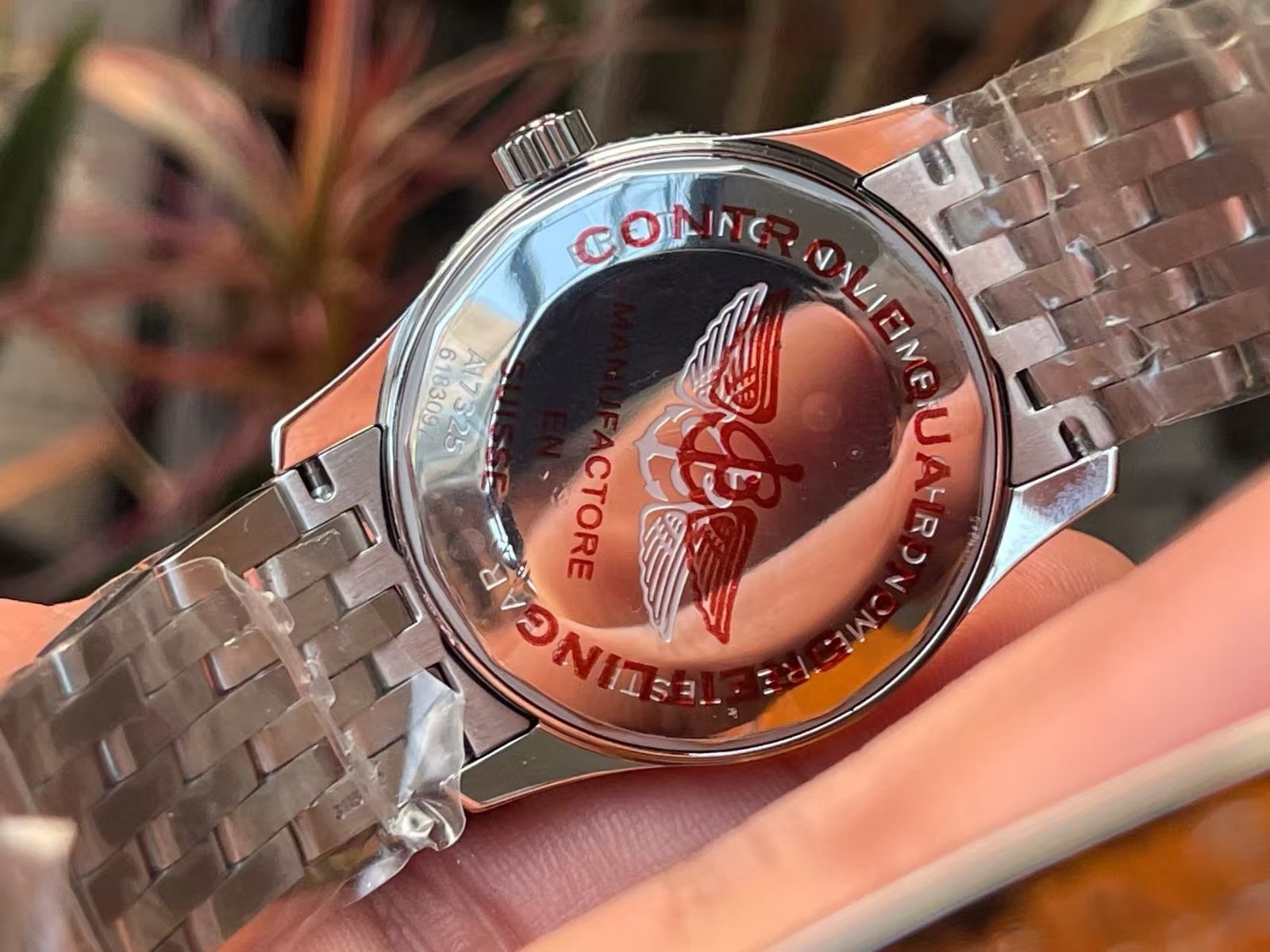 Replica Breitling Navitimer Super Clone – BLS Factory Silver Case Black Dial on Steel Bracelet - Image 9