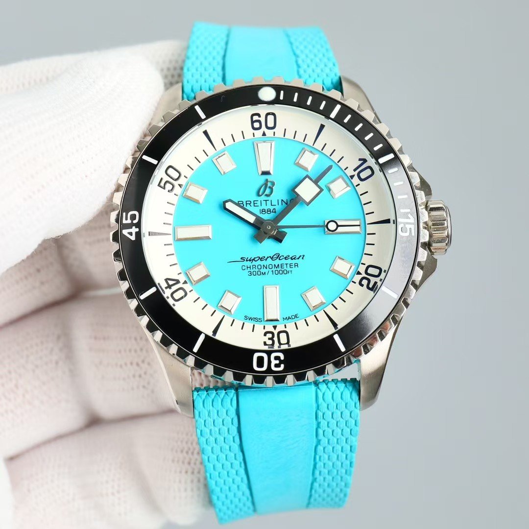 Breitling SuperOcean – Tiffany Blue Tide Edition (China Super Clone · BLS Grade)