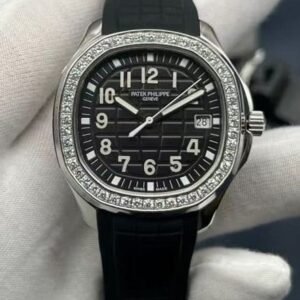 Patek Philippe Aquanaut Black Diamond Bezel Super Clone