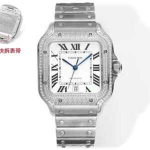 Replica AF Factory Cartier Santos Diamond Edition — Strength with a Spark of Luxury