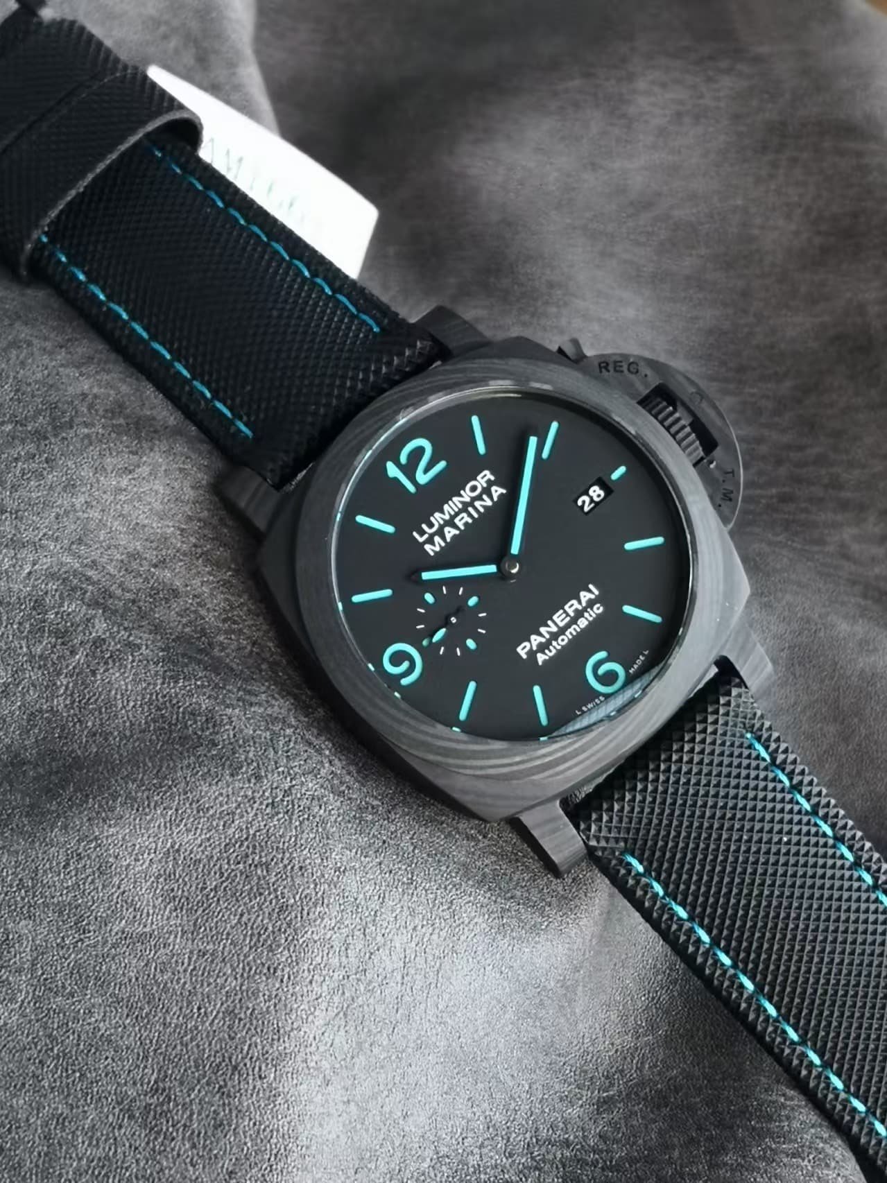 Replica Panerai Luminor Marina PAM01661 Carbotech™ 44mm - Image 6