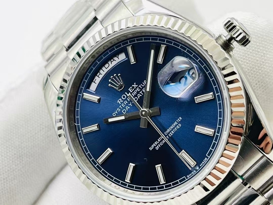 Ref. 228239 Deep Ice-Blue Sunburst Dial Replica - Image 8