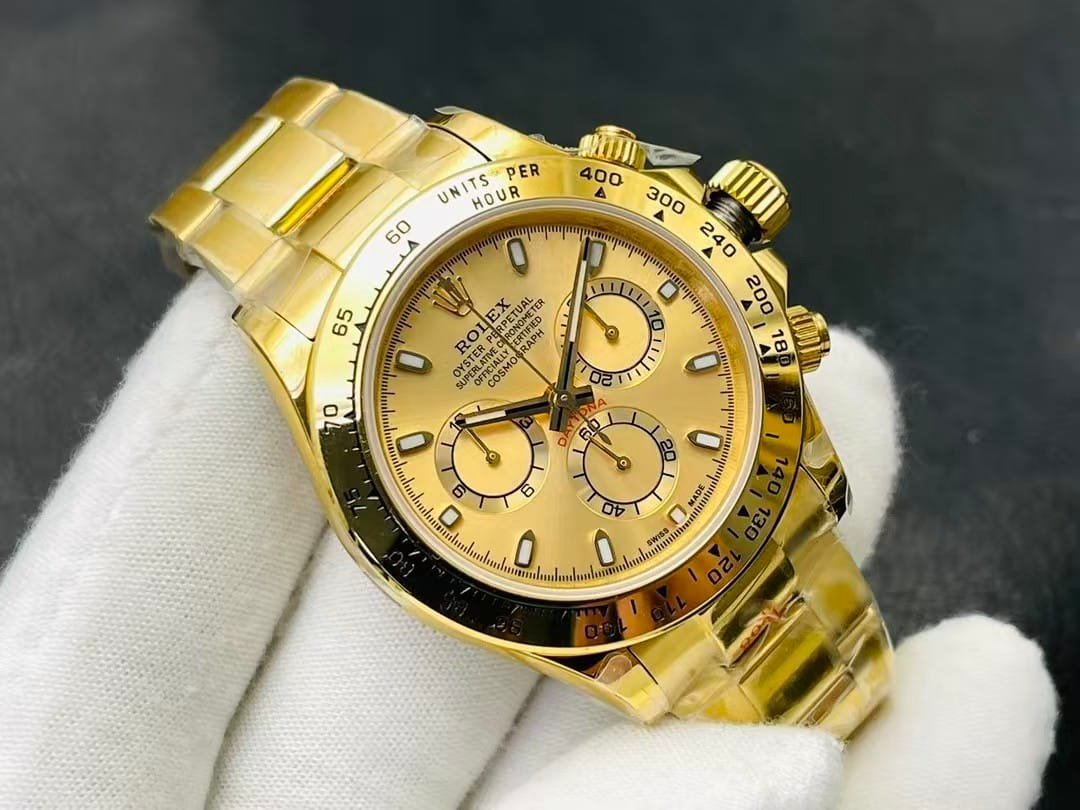 Yellow Gold Champagne Dial Replica Daytona - Image 2
