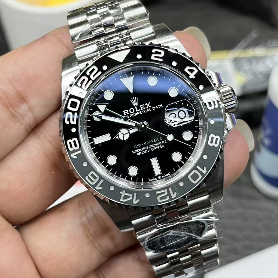 Rolex GMT-Master II 126710grnr jub Bruce Wayne