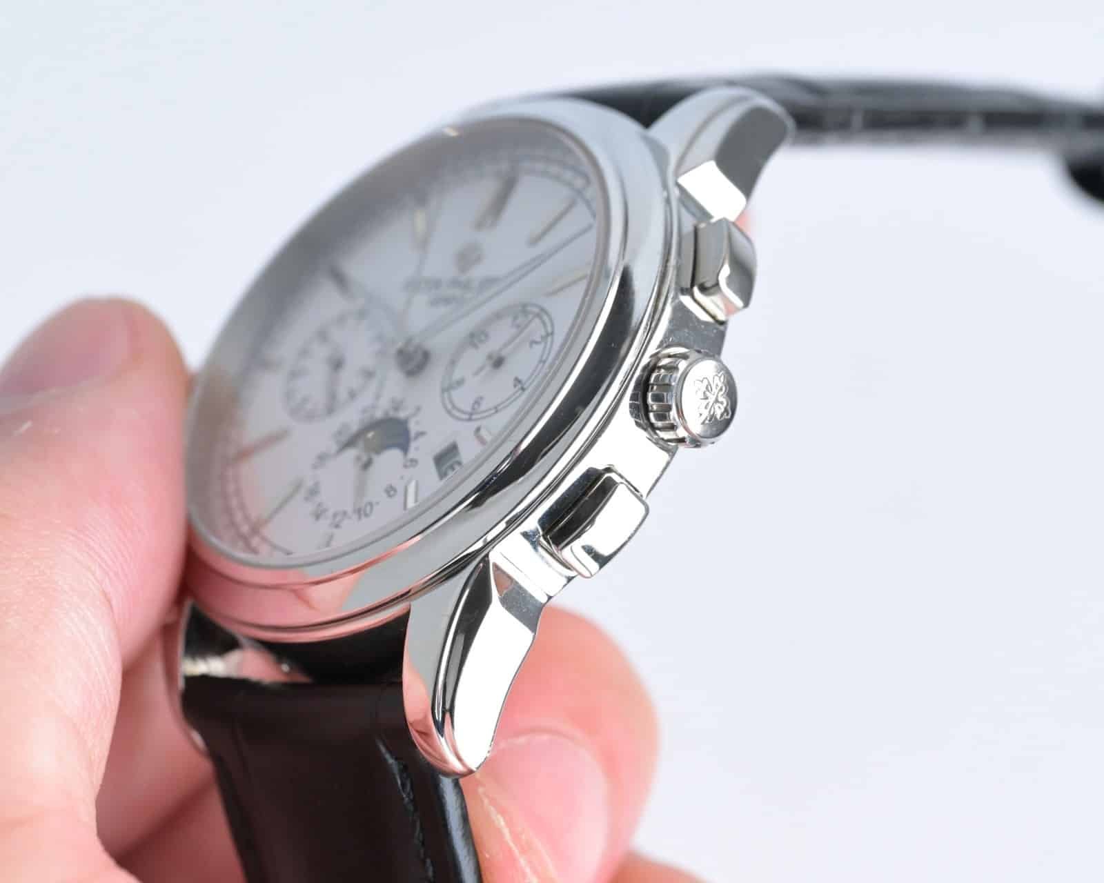 Super Clone Patek Philippe Grand Complications Style 41mm Gold Dial Yellow Gold Case Leather Strap TW Factory - Image 7