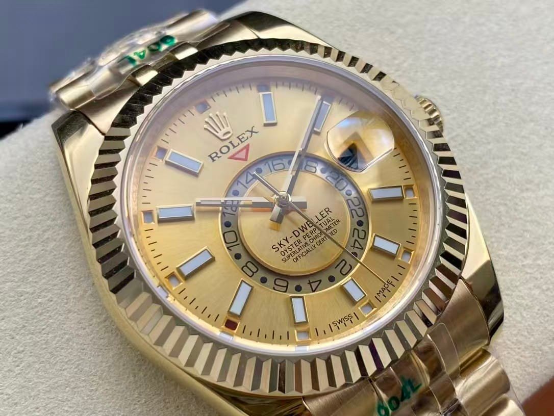 Replica Sky-Dweller 326938 Champagne Dial - Image 3