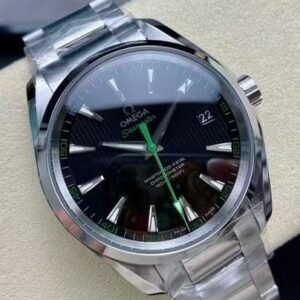 Omega Seamaster Aqua Terra Black Dial Green Hand — VS Factory Replica