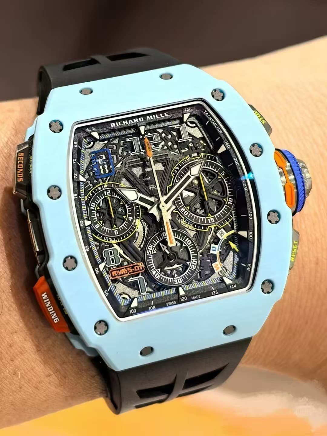 Replica RM 65-01 Blue Edition — Power Meets Precision - Image 10