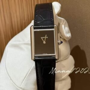 AF Factory Replica Cartier Tank Must Black — Minimalism in Its Purest Form