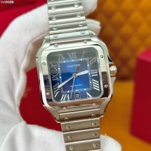 ZF Factory Cartier Replica Santos De Cartier Blue Dial — A Bold Evolution of a Legend