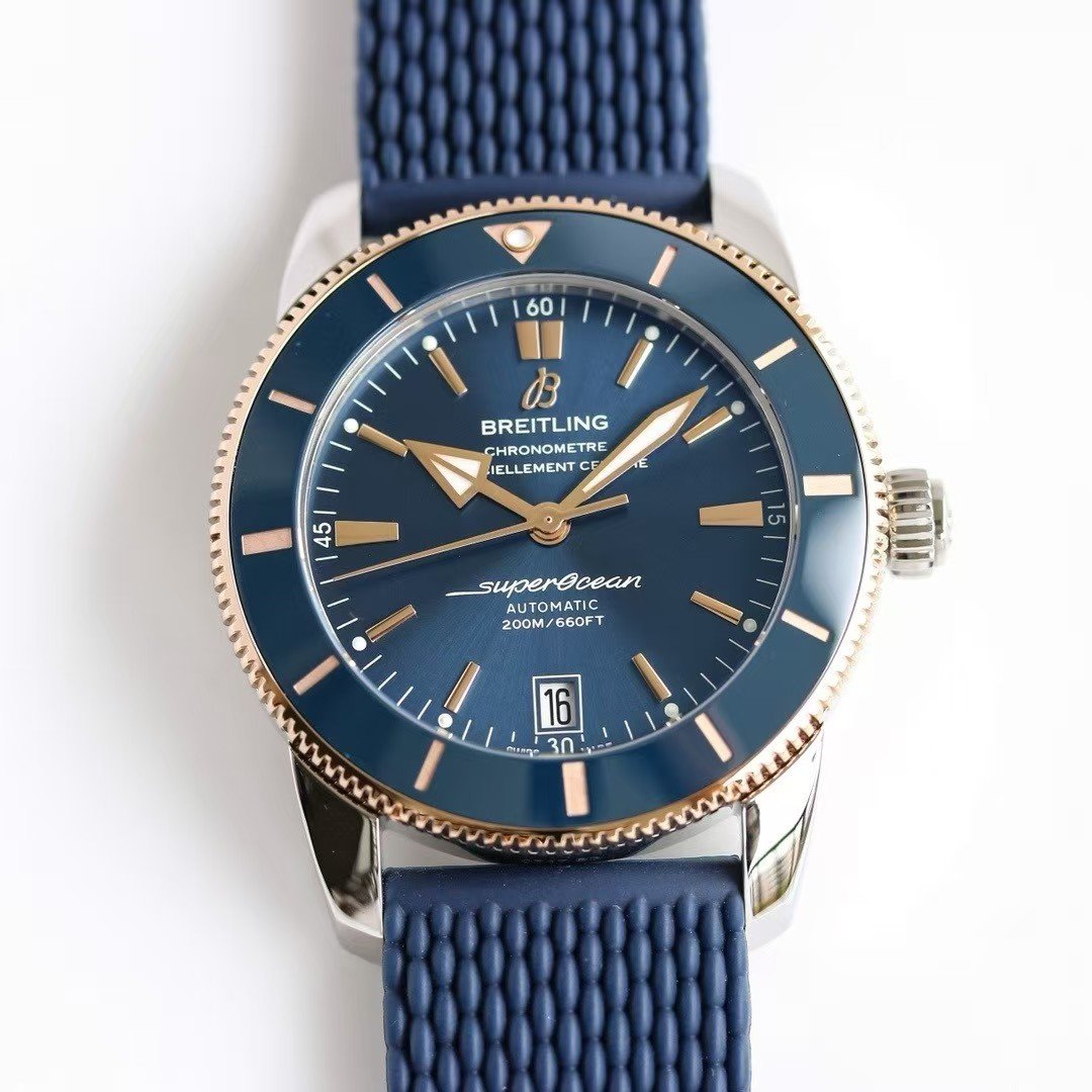 Superocean Heritage II Blue with Rose Accents — KB Factory China Replica Edition