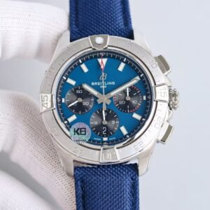 Super Clone Breitling Avenger 45 Blue Dial Stainless Steel Case KB Factory