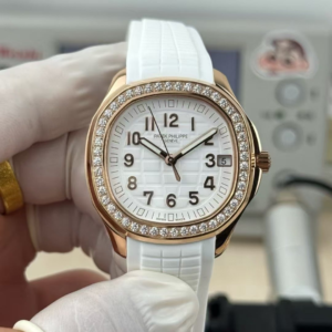 Aquanaut Super Clone 5068 Rose Gold  White