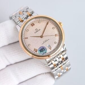 Replica Omega De Ville Prestige Co-Axial Master Chronometer Pink Dial — VS Factory Edition