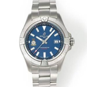 Super Clone Breitling Avenger 43 Blue Dial Stainless Steel Bracelet RAF Insignia Edition BLS Factory