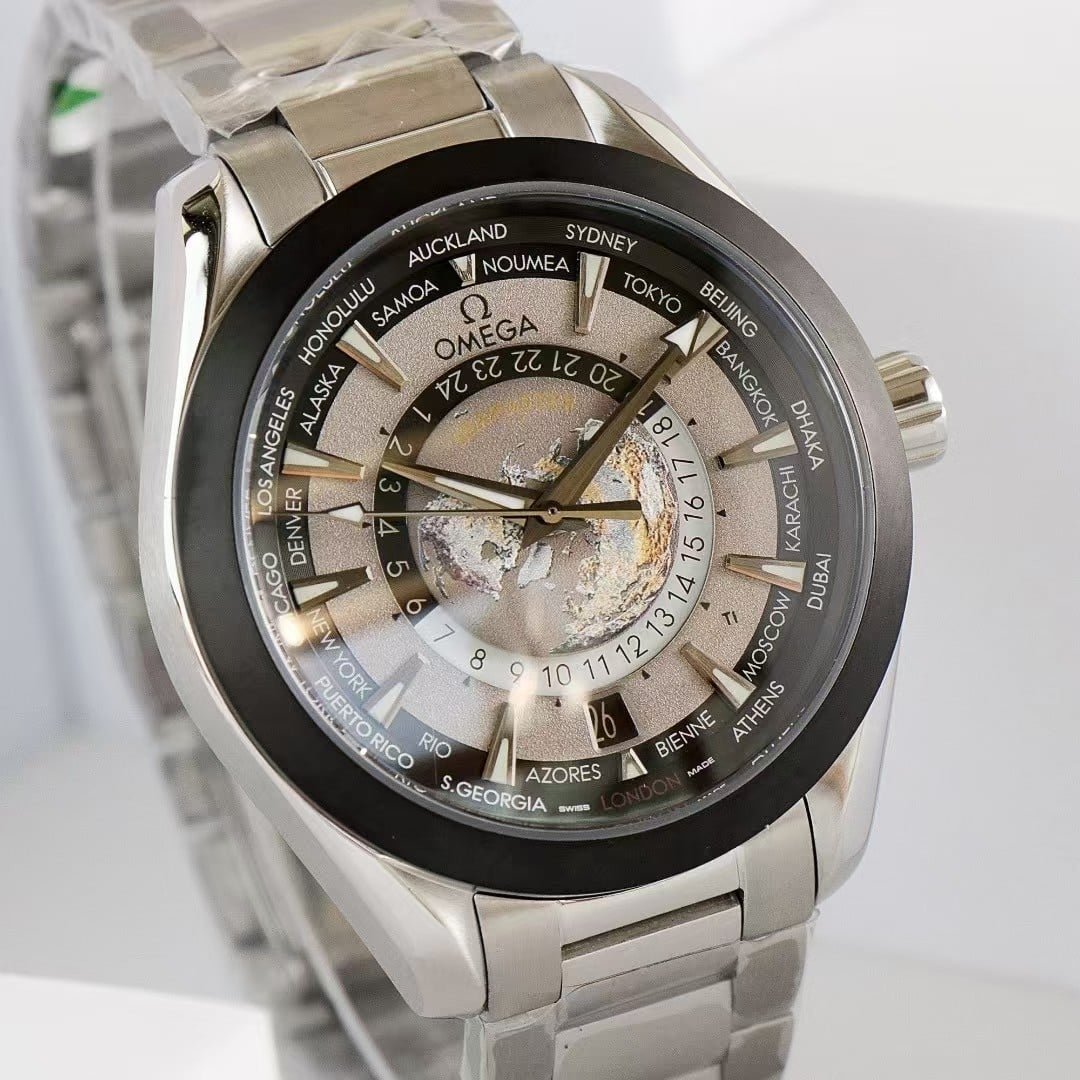 Aqua Terra Super Clone Worldtimer Sand-Gold Dial - Image 8