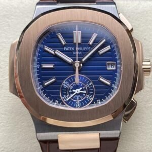 Replica Patek Philippe Nautilus 5980/1R Chronograph Blue Dial