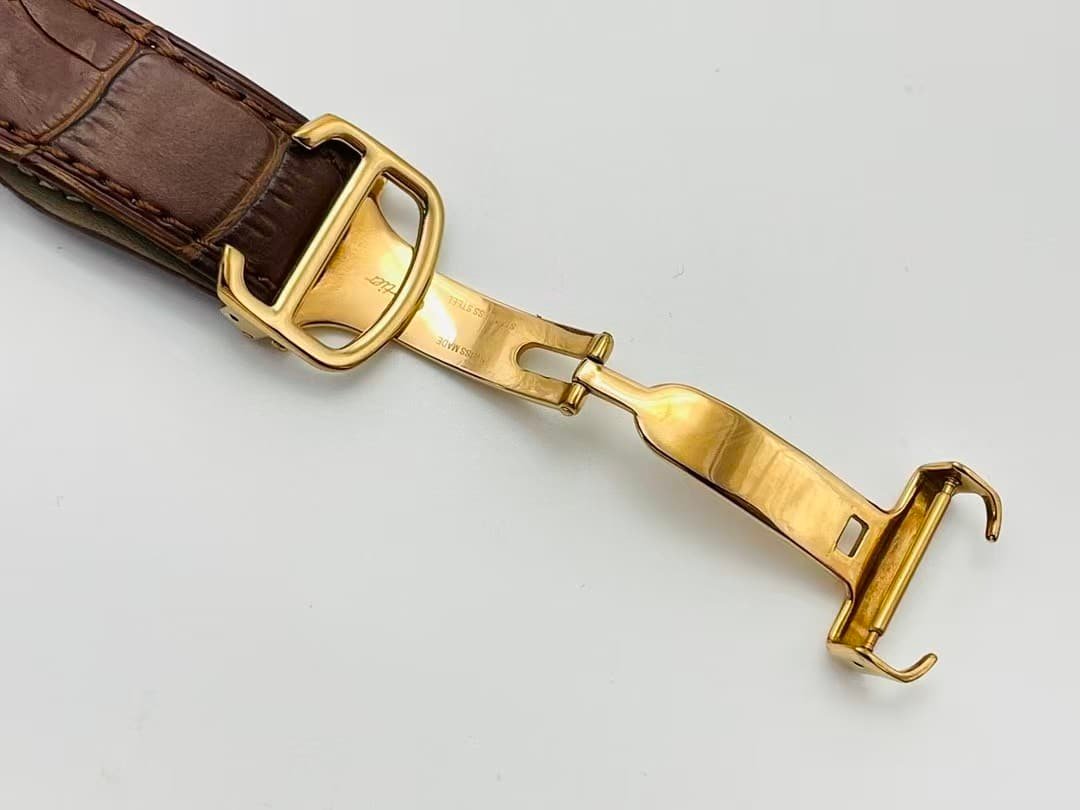 AF Factory Cartier Ballon Bleu Super Clone – Rose Gold Leather Strap Edition (Model CRW6920052) - Image 9