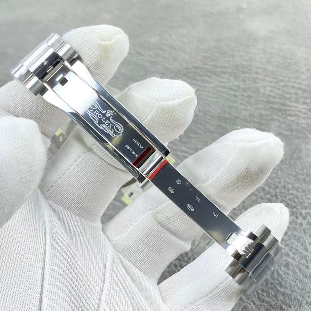 Replica Day-Date 40 Style – Black Gloss Dial, Full Steel Look - Image 8