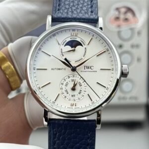 ZF Factory IWC Portofino Complete Calendar IW359002 “Portofino Annual Calendar” White Dial Super Clone Replica