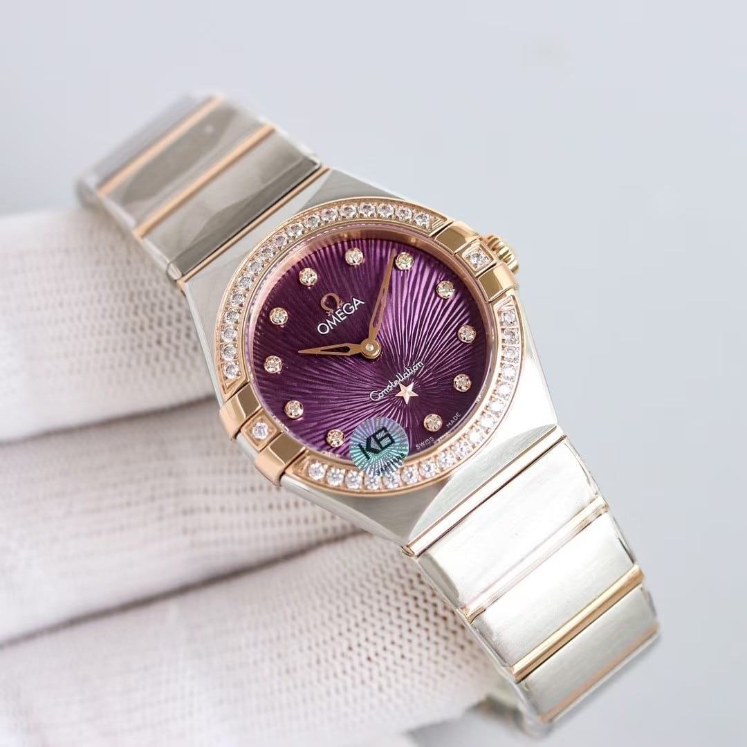 Replica Constellation 28mm Purple Wave Dial - Image 2