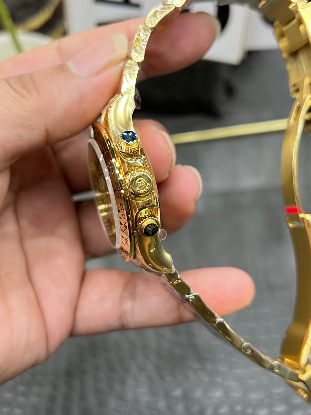 Clean Factory 4131 Super Clone Gold Daytona with Green Dial (China) - Image 7