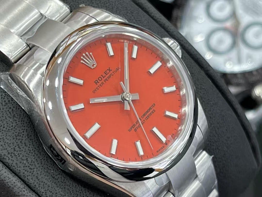 VS Factory Rolex Oyster Perpetual Coral Red — Ref. 277200 31mm Super Clone - Image 7