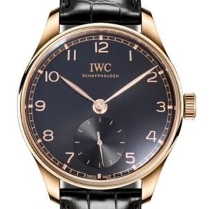 IWC Big Pilot Hand-Wound Eight Days IW510205 Rose Gold Blue Dial Super Clone – GR Factory Replica