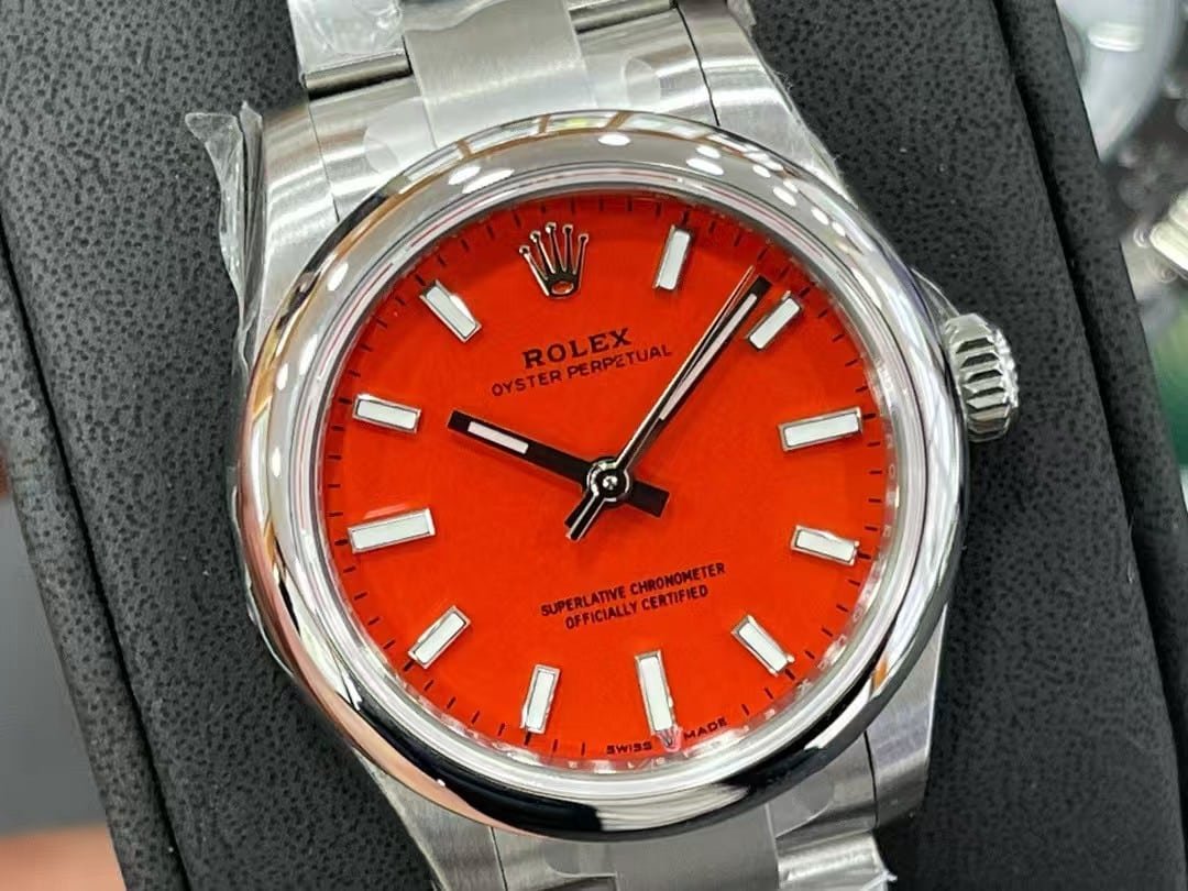 VS Factory Rolex Oyster Perpetual Coral Red — Ref. 277200 31mm Super Clone - Image 6