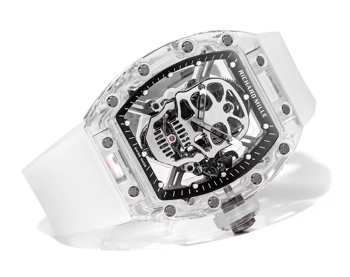 Replica Richard Mille RM052 Skull Tourbillon — Sapphire Crystal Case - Image 3