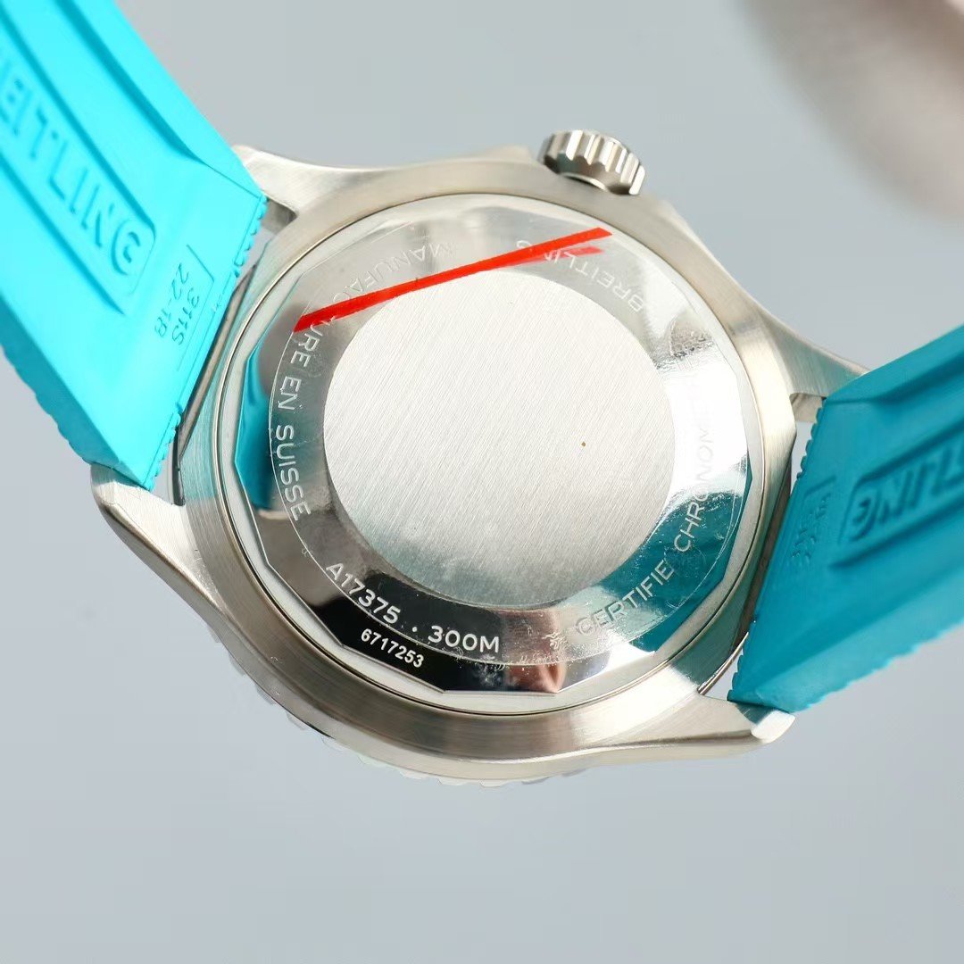 Breitling SuperOcean – Tiffany Blue Tide Edition (China Super Clone · BLS Grade) - Image 4